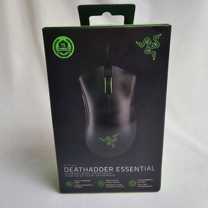 Razer DeathAdder Essential Gaming Mouse 6400 DPI Optical Sensor 5 Programmable